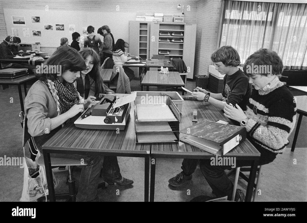 Mission Bildung und Wissenschaft an der Osdorper Schule Datum: 29. Januar 1979 Schlüsselwörter: Schulen Stockfoto