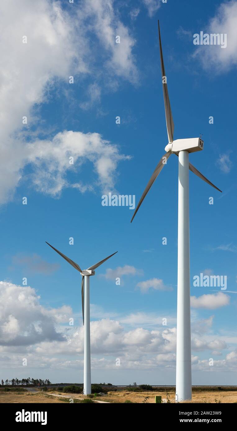 Windkraft, Alternative zum Klimawandel Stockfoto