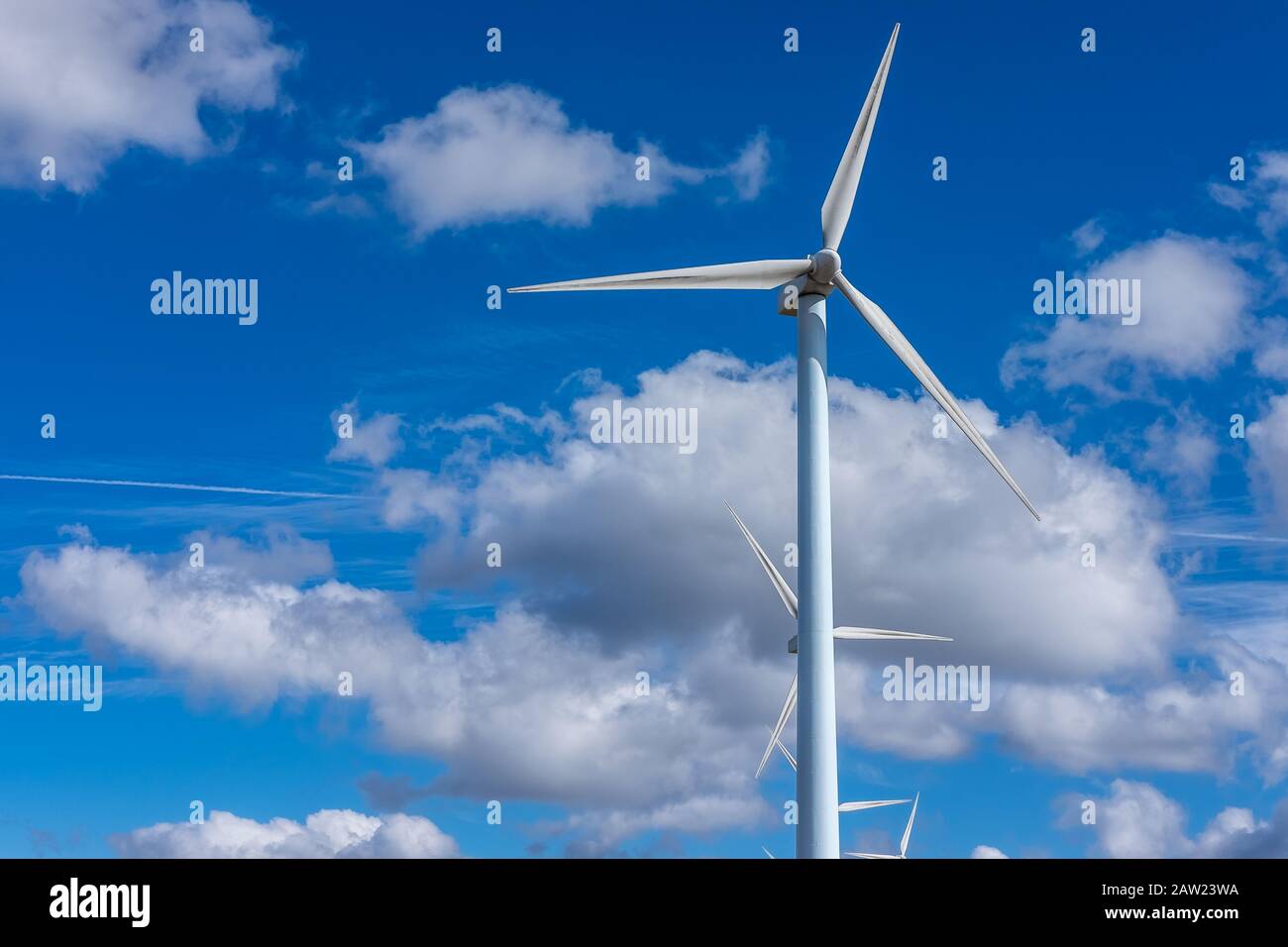 Windkraft, Alternative zum Klimawandel Stockfoto
