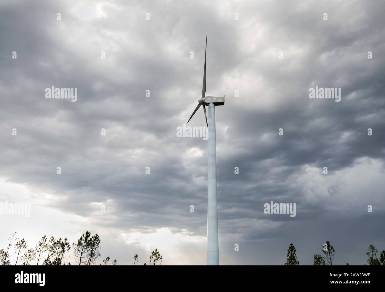 Windkraft, Alternative zum Klimawandel Stockfoto