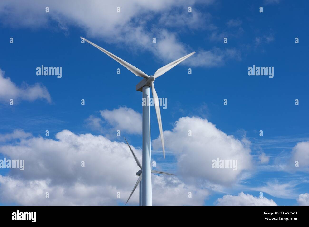 Windkraft, Alternative zum Klimawandel Stockfoto