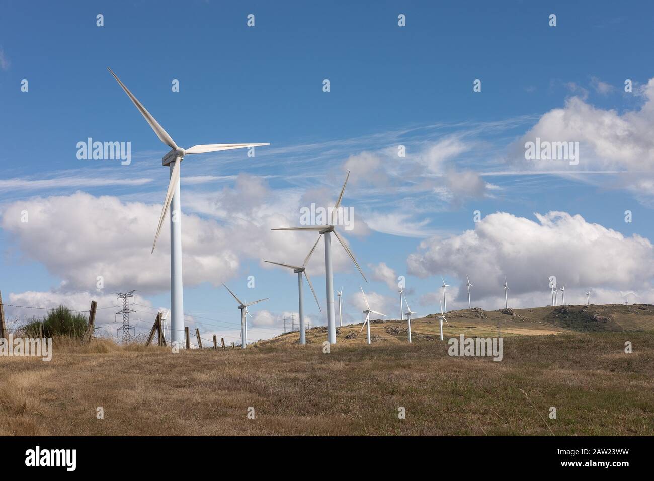 Windkraft, Alternative zum Klimawandel Stockfoto