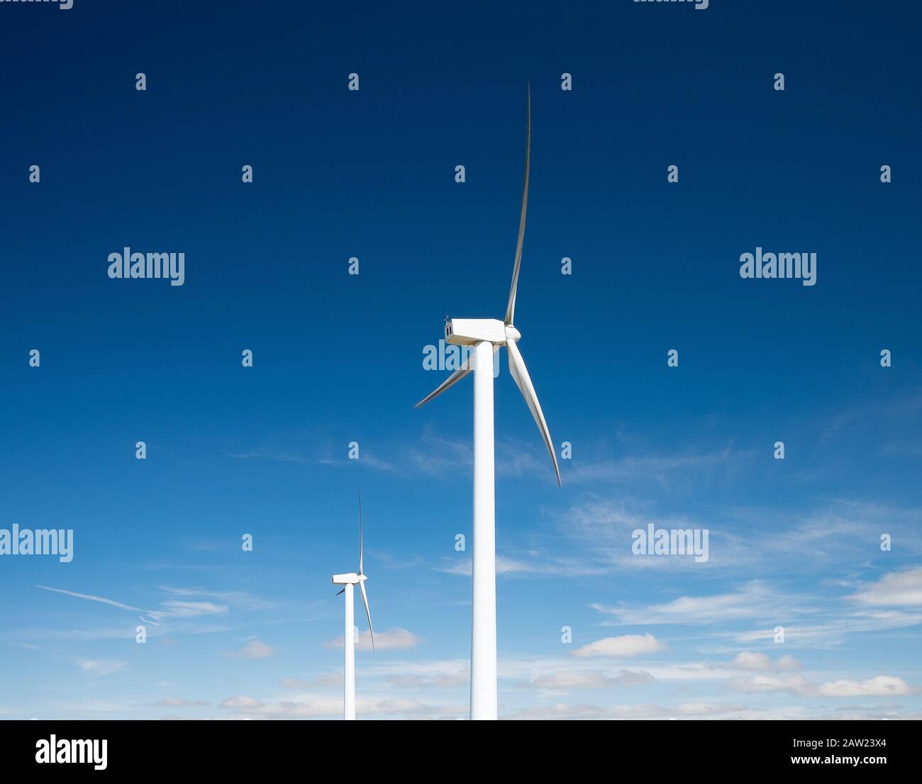 Windkraft, Alternative zum Klimawandel Stockfoto