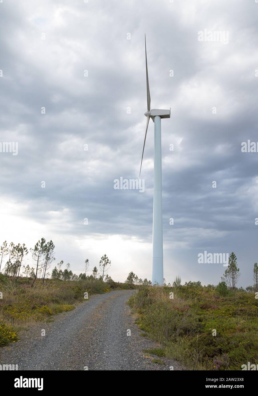 Windkraft, Alternative zum Klimawandel Stockfoto