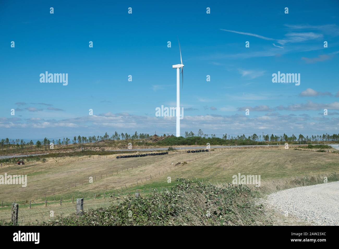 Windkraft, Alternative zum Klimawandel Stockfoto