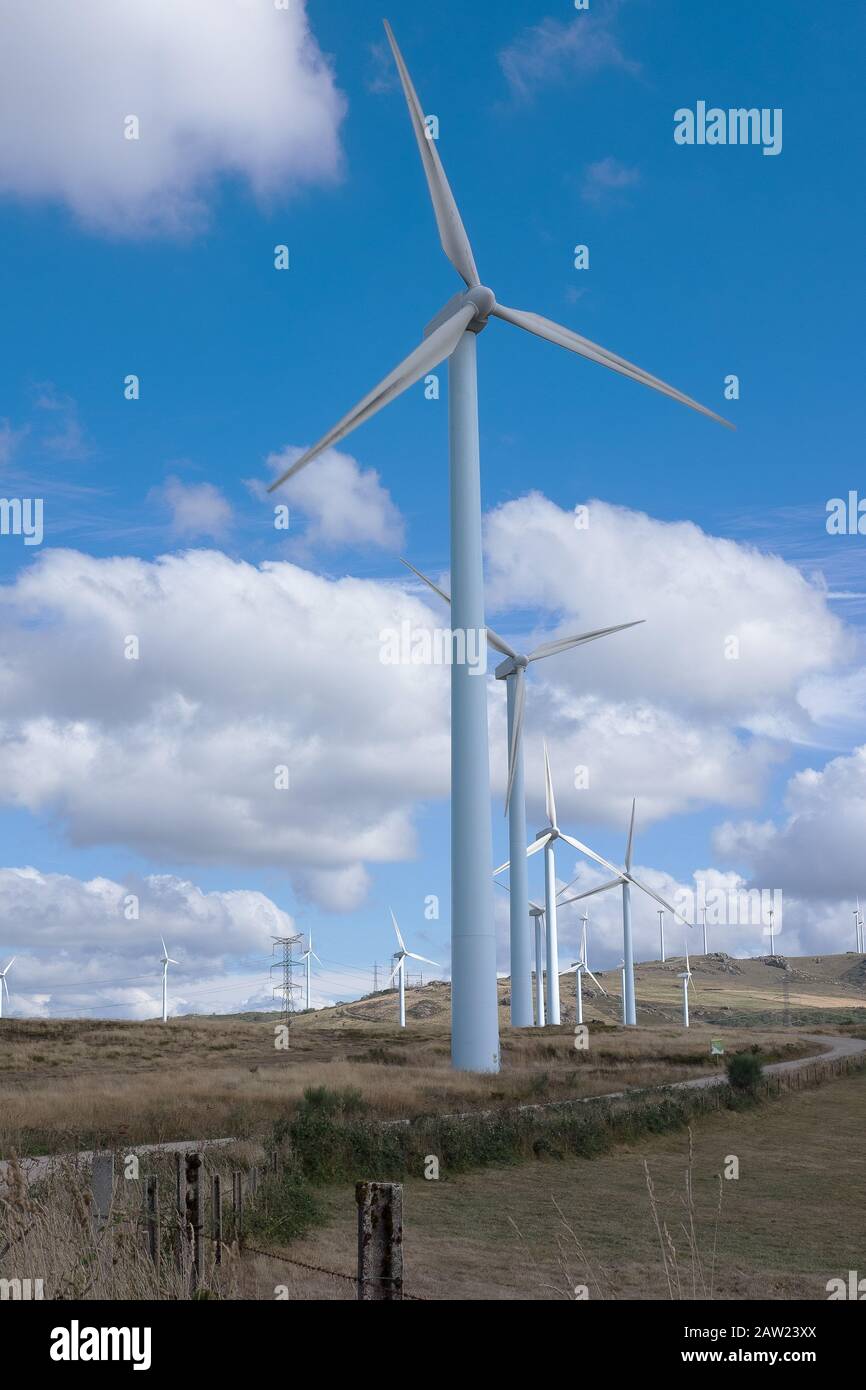 Windkraft, Alternative zum Klimawandel Stockfoto