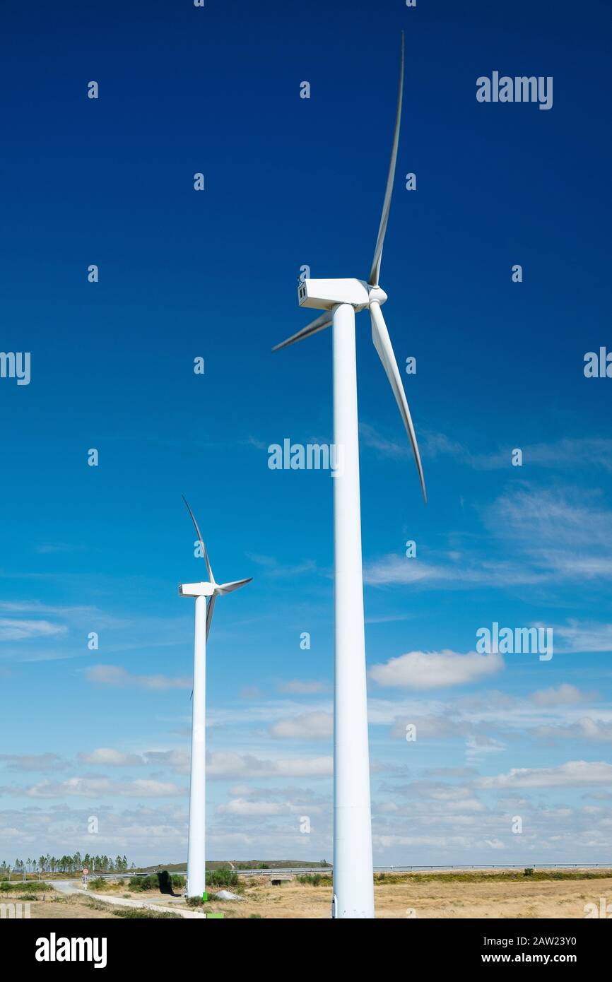 Windkraft, Alternative zum Klimawandel Stockfoto