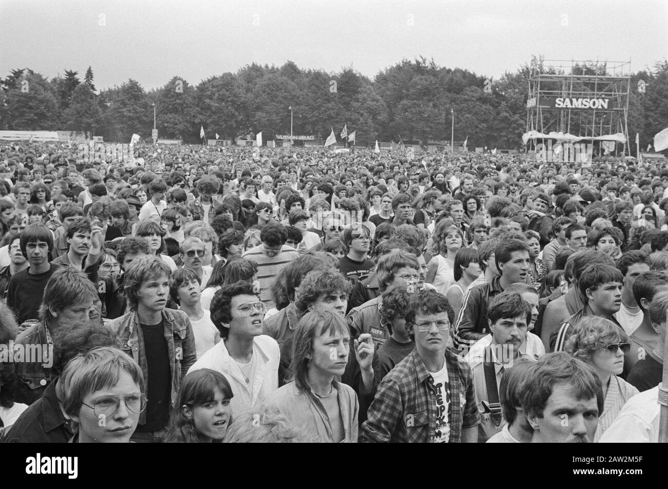 Pinkpop Festival in Geleen; Überblick Datum: 8. Juni 1981 Schlagwörter: Festivals Stockfoto