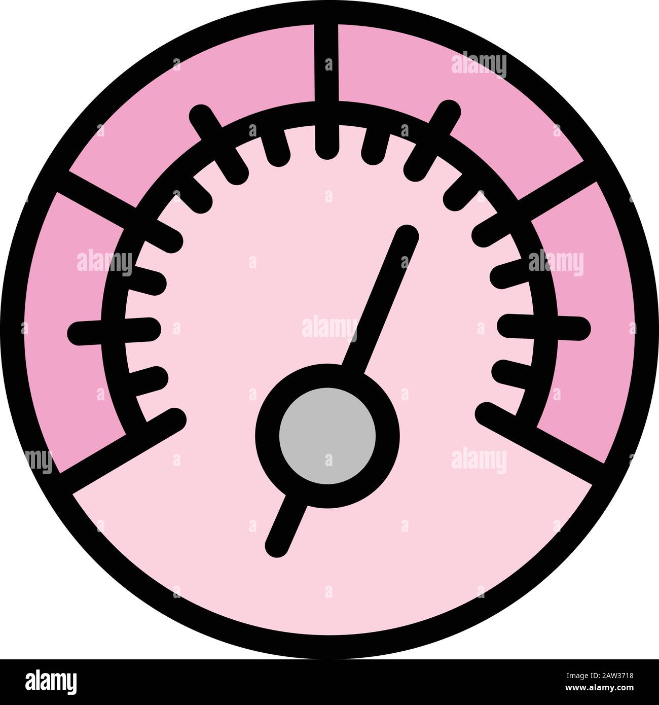 Symbol für hohen Tacho. Outline High Tachometer Vector-Symbol für Web ...