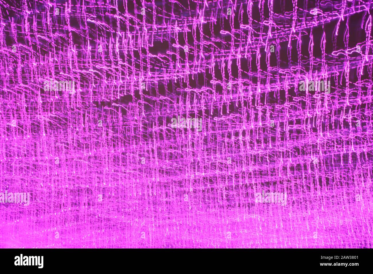 Abstrakter Hintergrund von roten Glühbirnen, Unschärfe und weichem Fokus Stockfoto