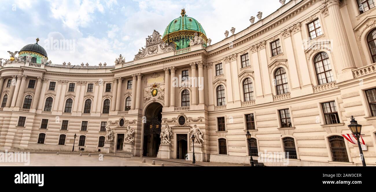 Hofburg auf St. Michael Platz (Michaelerplatz), Wien Wien, Österreich Stockfoto