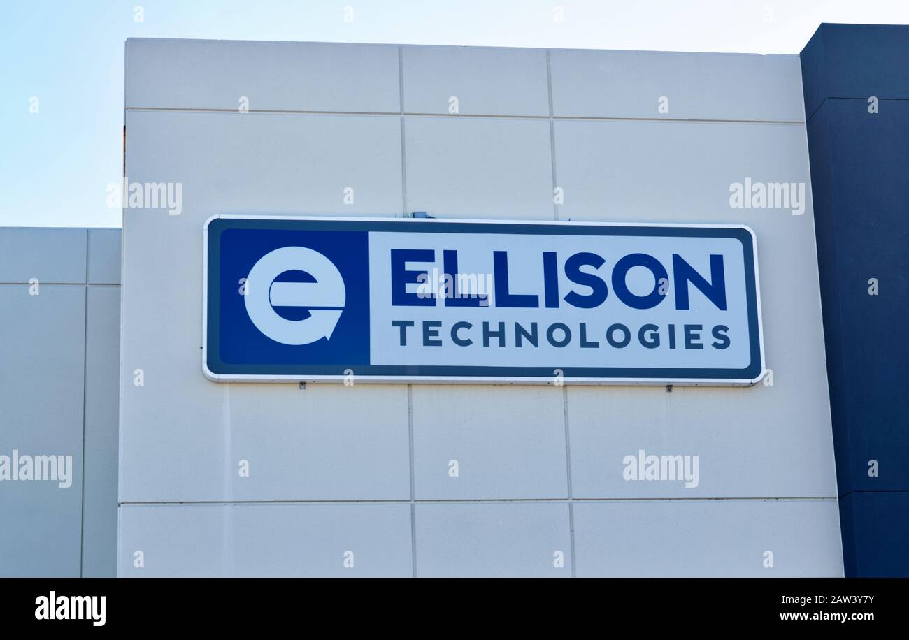 Ellison Technologies Bürogebäude in Houston, TX. Ein Lieferant für Metallschneidehersteller, der fortschrittliche globale Bearbeitungslösungen anbietet. Stockfoto