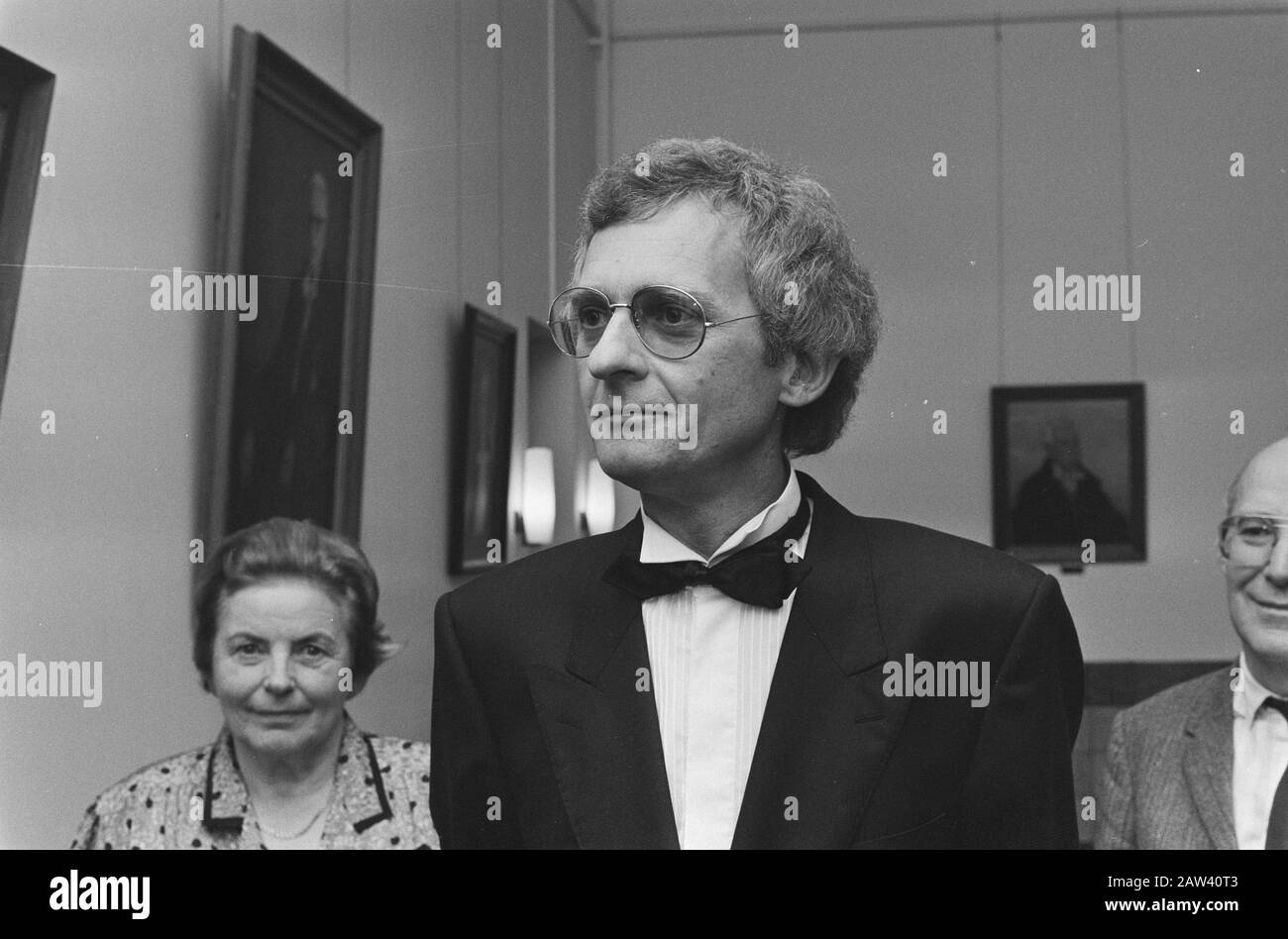 Promotion Hr. HP Bakker Schut bei der Rote Armee Fraktion in Utrechter. Datum: 15.Oktober 1986 Ort: Utrechter Schlüsselwörter: Aktionen Stockfoto