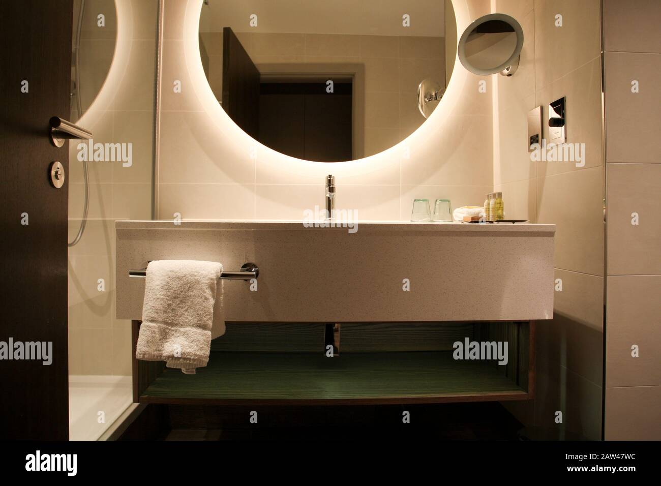 Hotel Bad detail Stockfoto