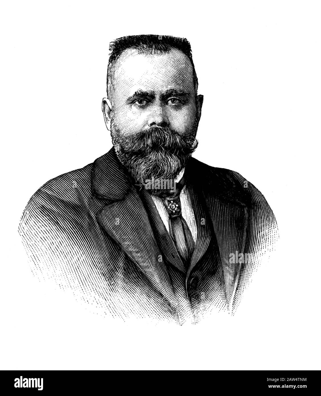 1905 Ca, Paris, FRANKREICH: Der französische Orientalist Albert Maignan (* um 1905 in Paris; † 1908 in Paris). Der größte Teil seiner Arbeit widmet sich der Historienmalerei, obwohl er Stockfoto