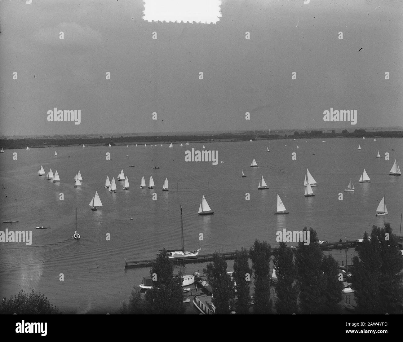 Kralingen Segelwoche Datum: 26. August 1951 Schlagwörter: Segelwochen Stockfoto