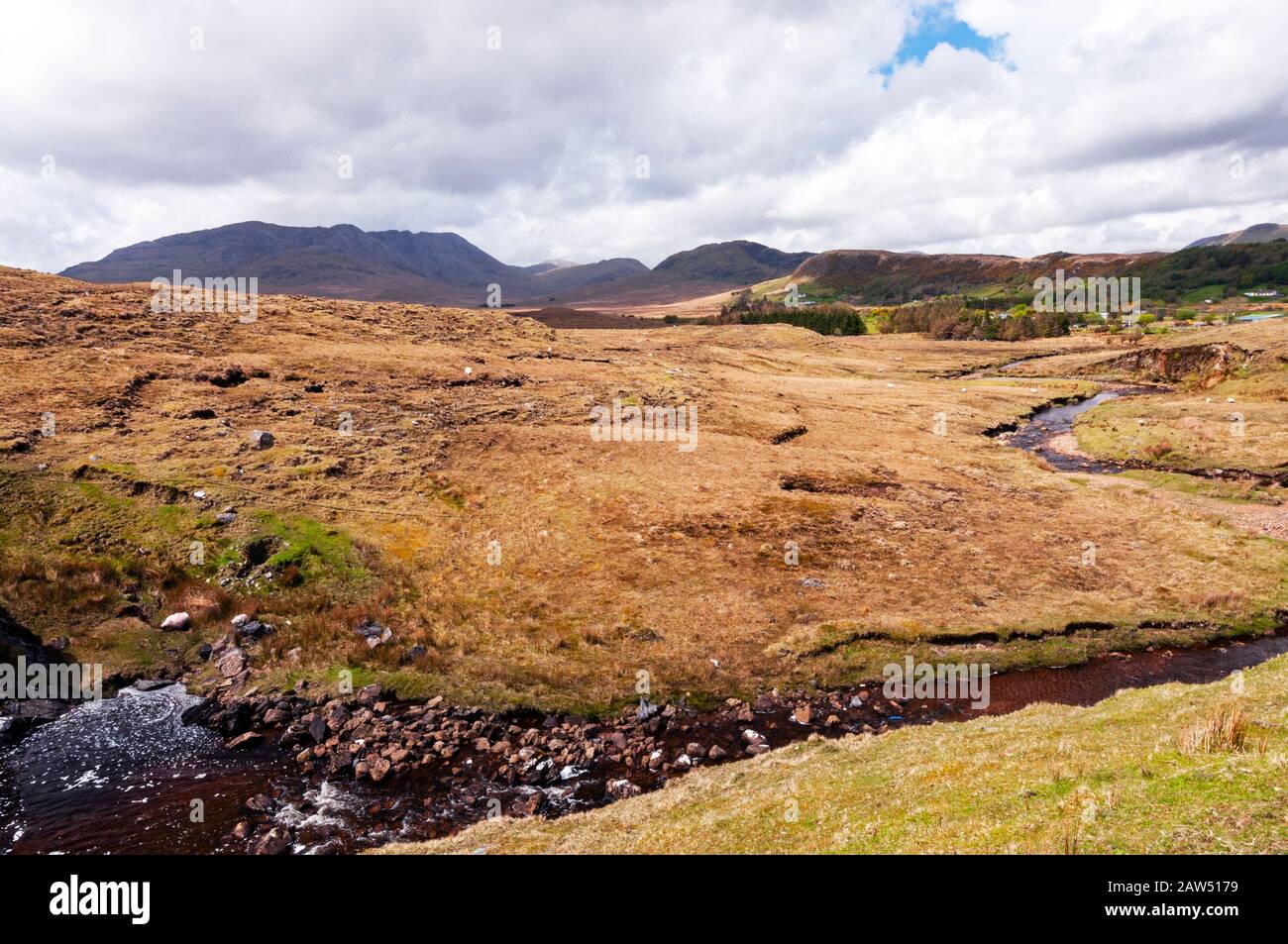 Ruhiges Mann-Tal, County Galway, Irland Stockfoto