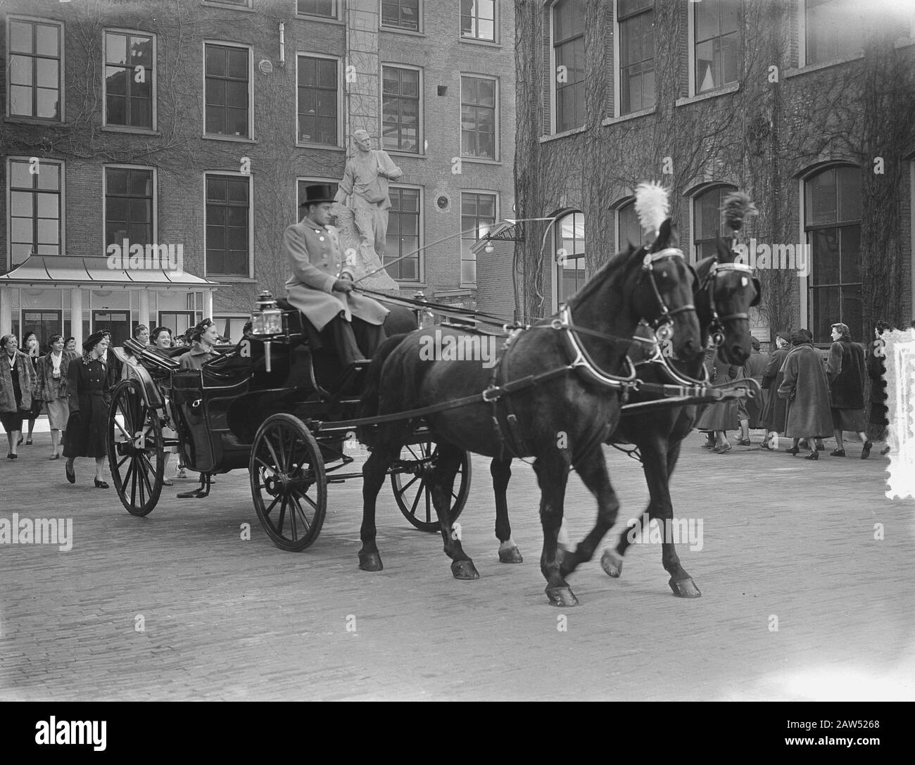 Jahrestag Wageningen Datum: 16. März 1953 Standort: Schottland, Wageningen Stockfoto