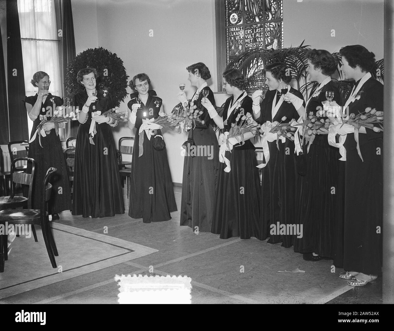 Jahrestag Wageningen Datum: 16. März 1953 Standort: Schottland, Wageningen Stockfoto