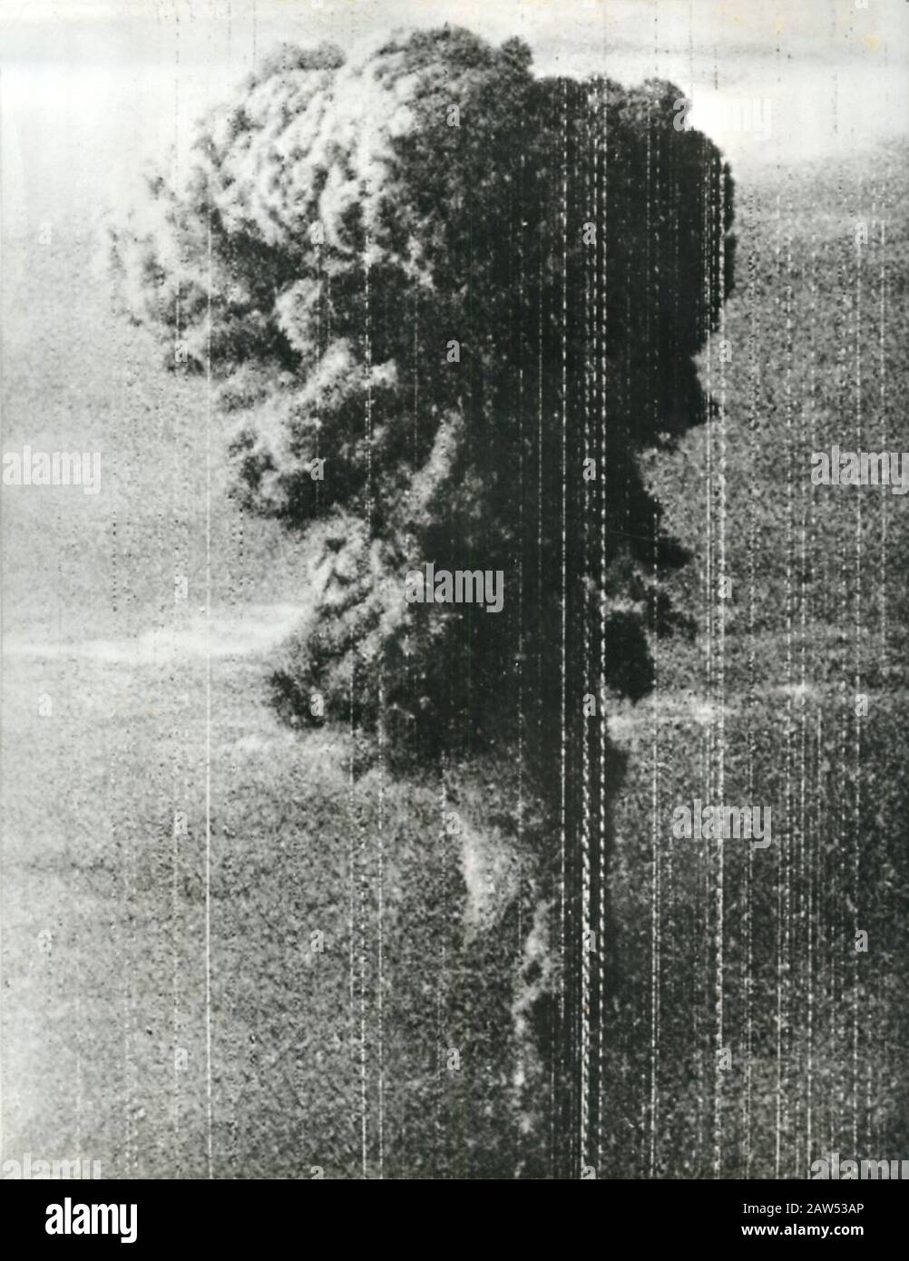 1968 Ca, Fangatafoa oder Fangatafoa, Tuamotu-Archipel, Französisch-Polynesien: EIN französischer ATOMTEST .Fangataufa war der Standort der ersten Zweista Frankreichs Stockfoto