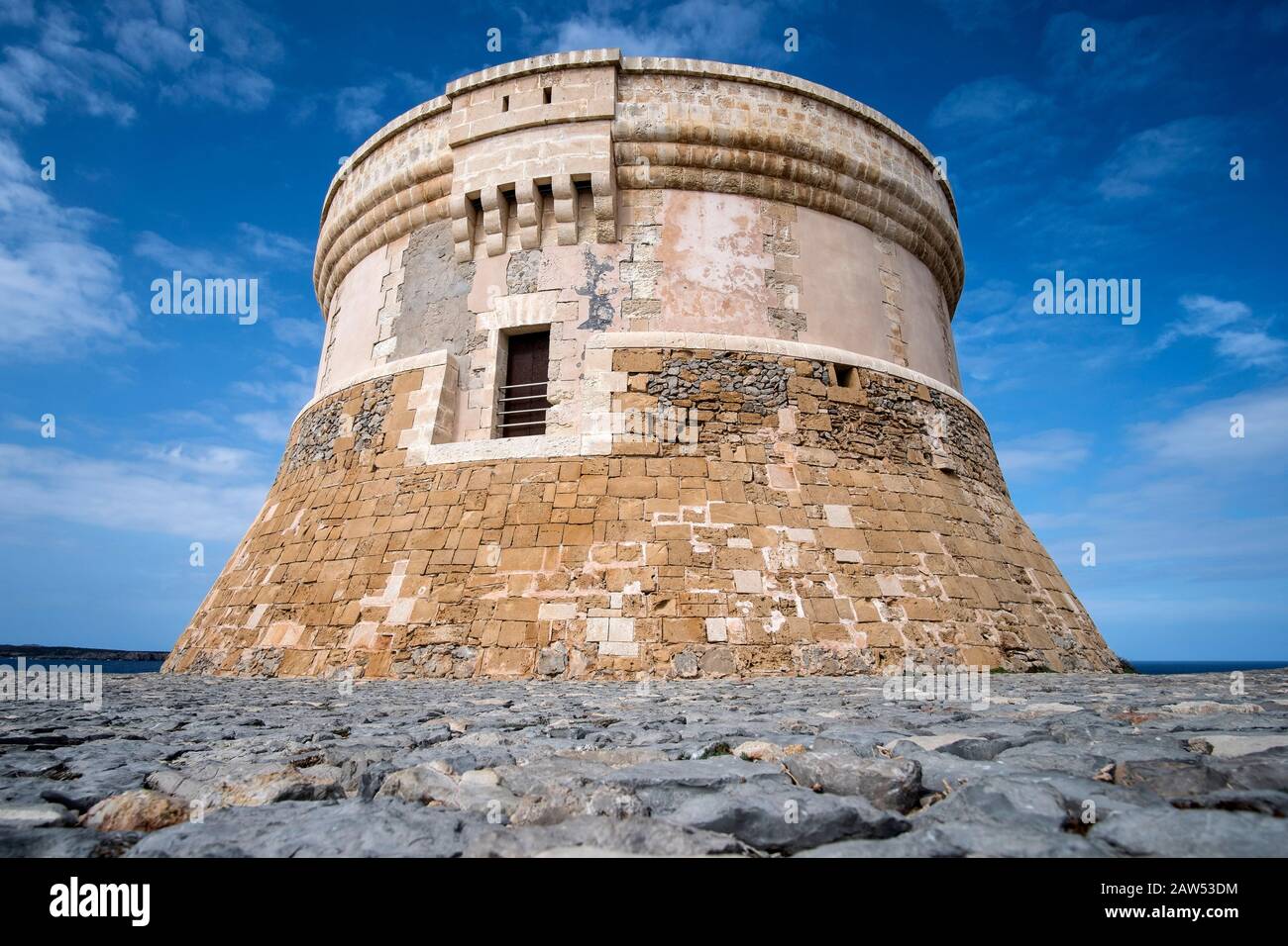 Torre de Fornells in Fornells, Menorca Stockfoto