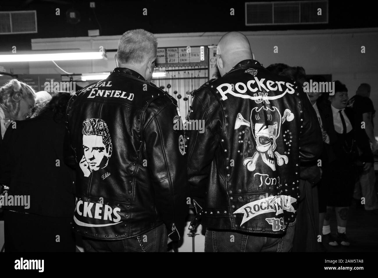Rockers & Teddyboys Stockfoto