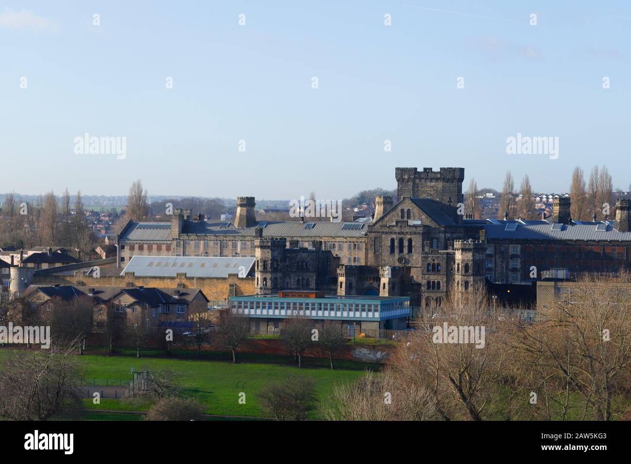 HM-Gefängnis Armley in Leeds. Stockfoto