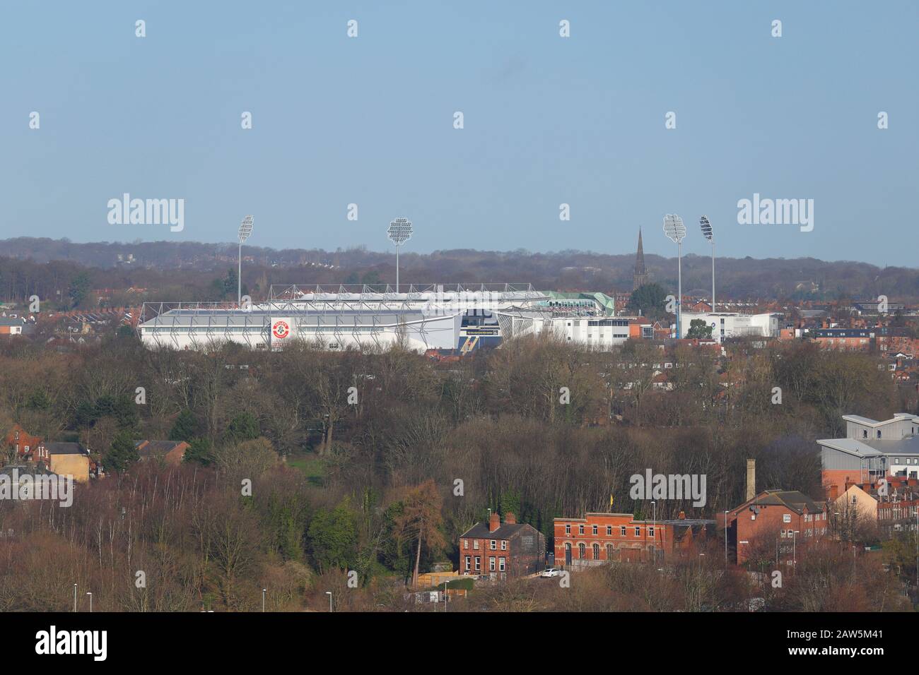 Das Emerald Headingley Stadium ist die Heimat des Leeds Rhinos & Yorkshire Cricket Stockfoto