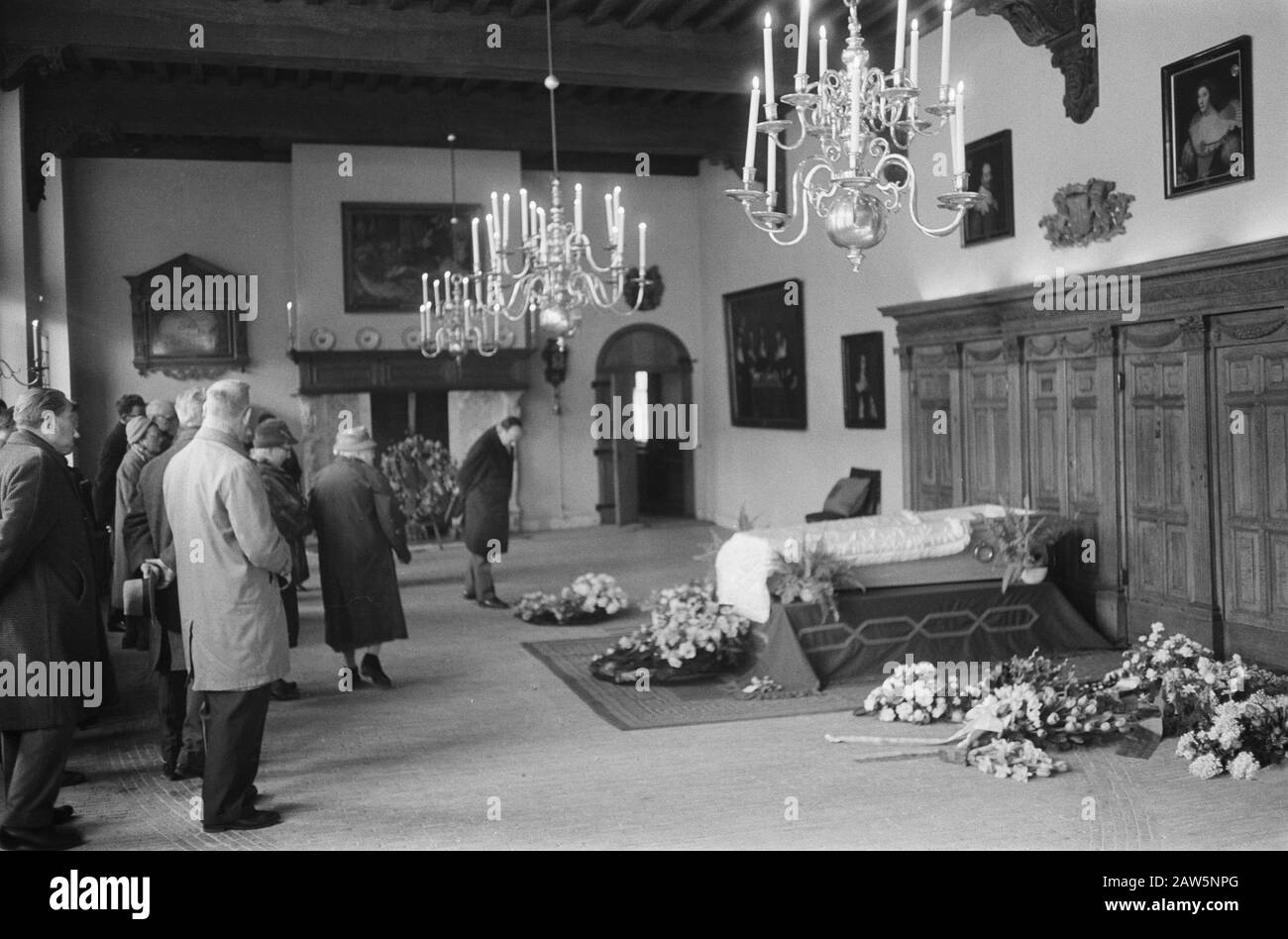 Painter HF Boat im Renaissance Hall / French Hall Museum in Haarlem Datum: 7. März 1963 Ort: Haarlem Schlagwörter: Maler Personenname: HF Boot Stockfoto