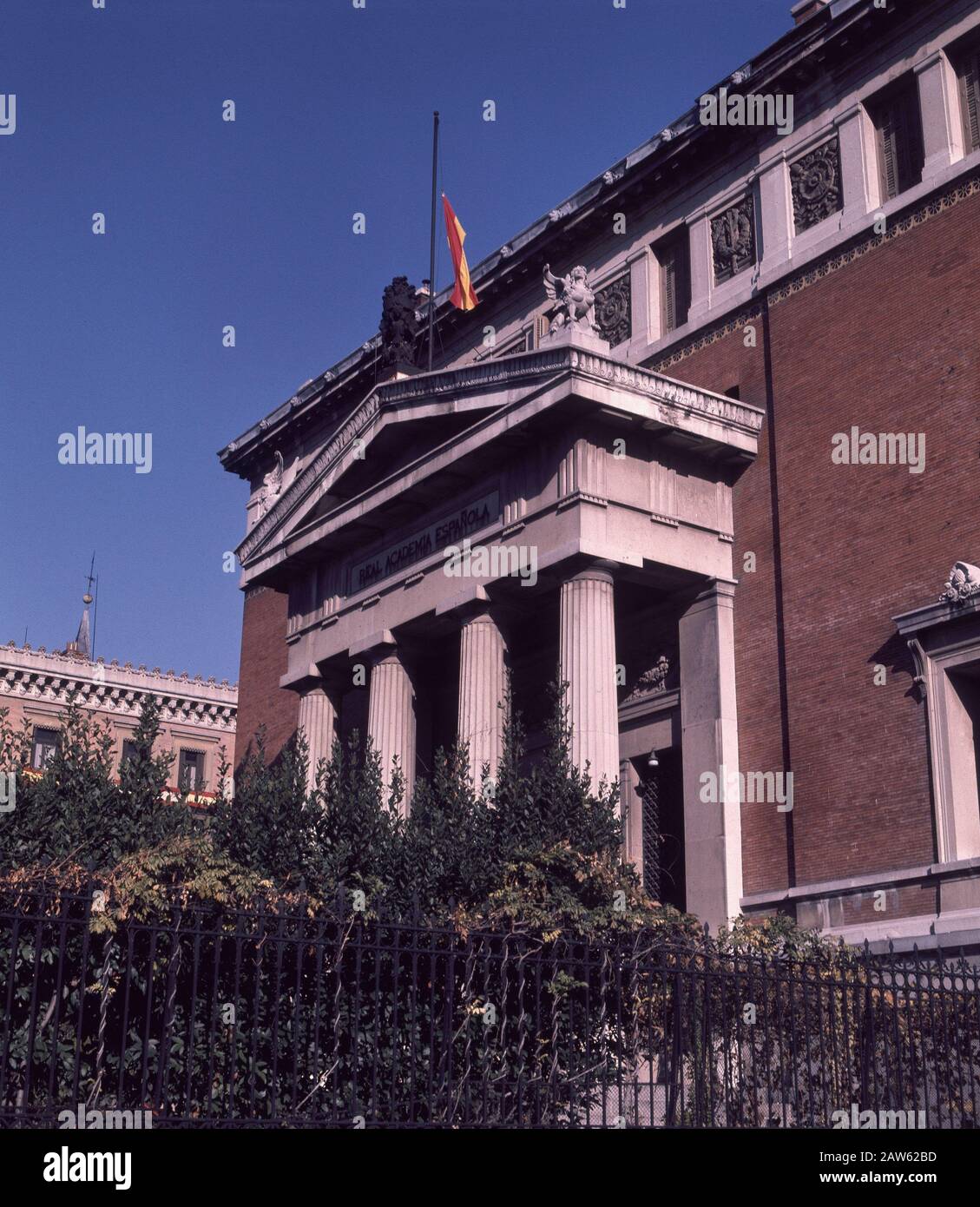 REAL ACADEMIA DE LA LENGUA. STANDORT: ACADEMIA DE LA LENGUA-EXTERIEUR. MADRID. SPANIEN. Stockfoto