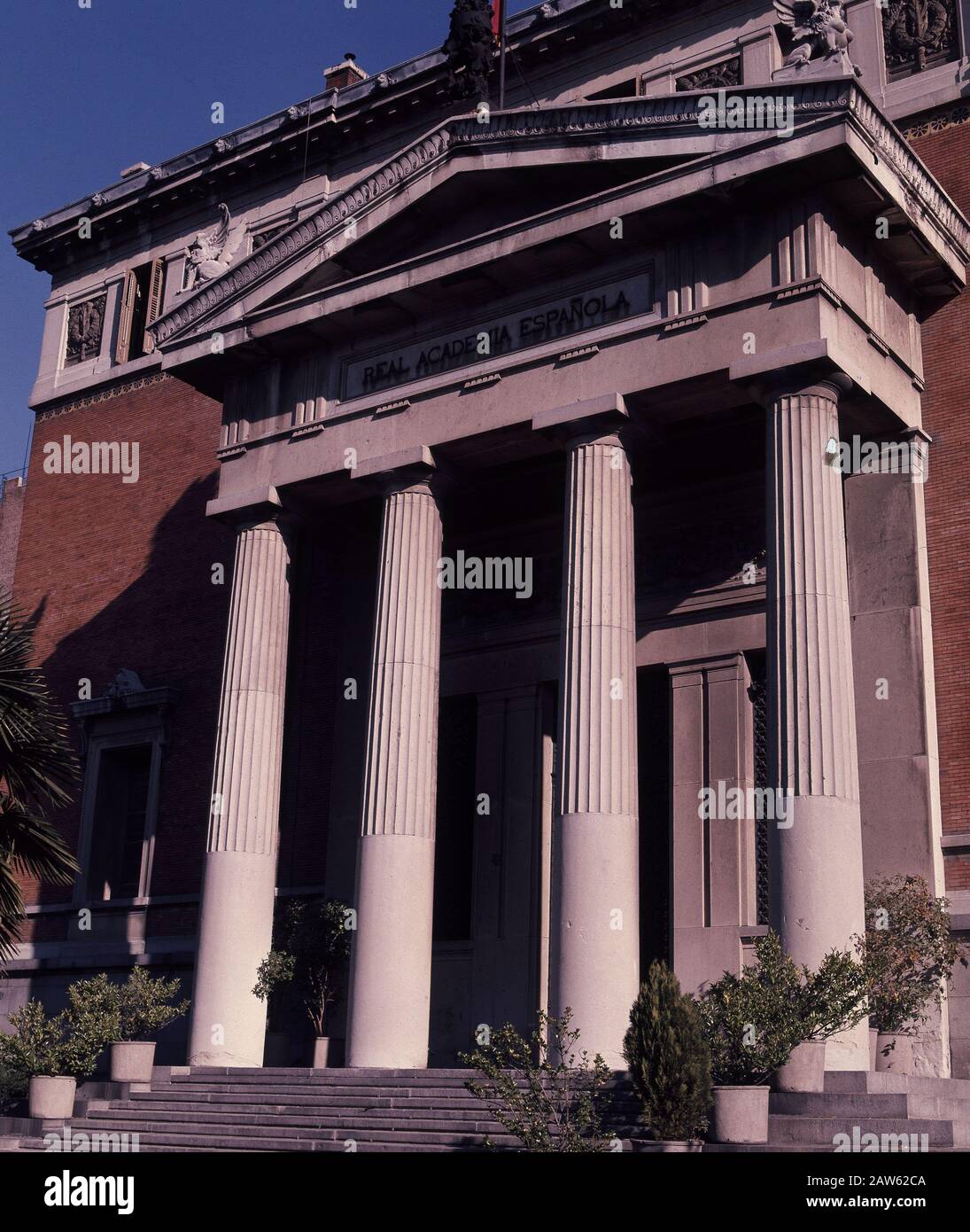 REAL ACADEMIA DE LA LENGUA. STANDORT: ACADEMIA DE LA LENGUA-EXTERIEUR. MADRID. SPANIEN. Stockfoto