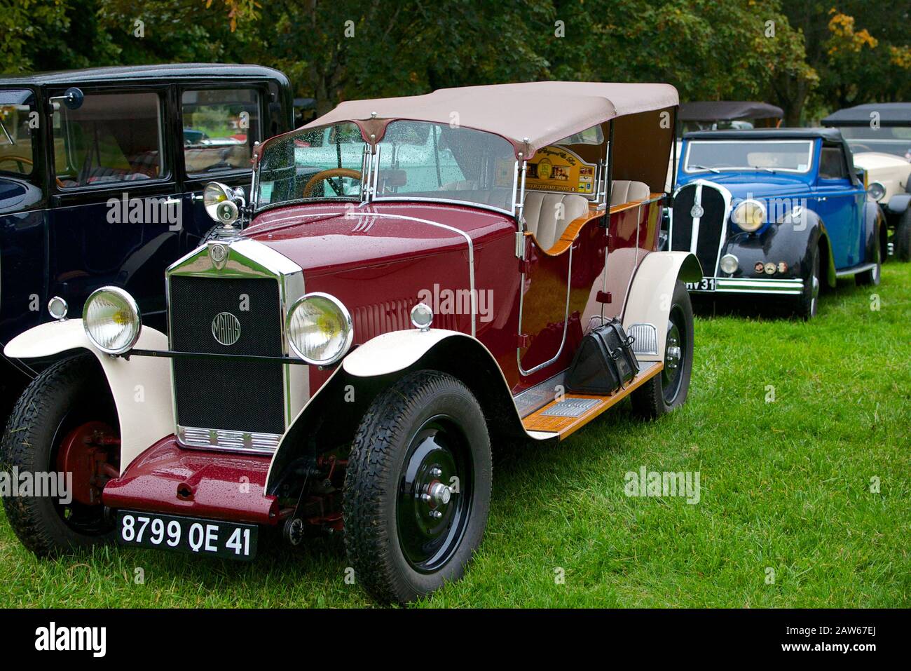 Mathis Oldtimer während der Veranstaltung "Balade Perigord & Lot" am 3. Bis 4. Oktober 2015 im Süden Frankreichs. Stockfoto