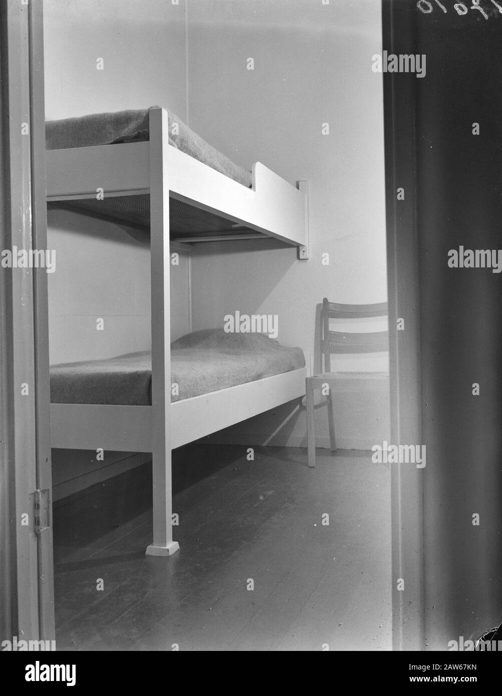 Behelfswohnungen Bruynzeel Datum: 22. Mai 1946 Schlagwörter: NOTUNTERBRINGUNGSANSTALT Name: Bruynzeel Stockfoto