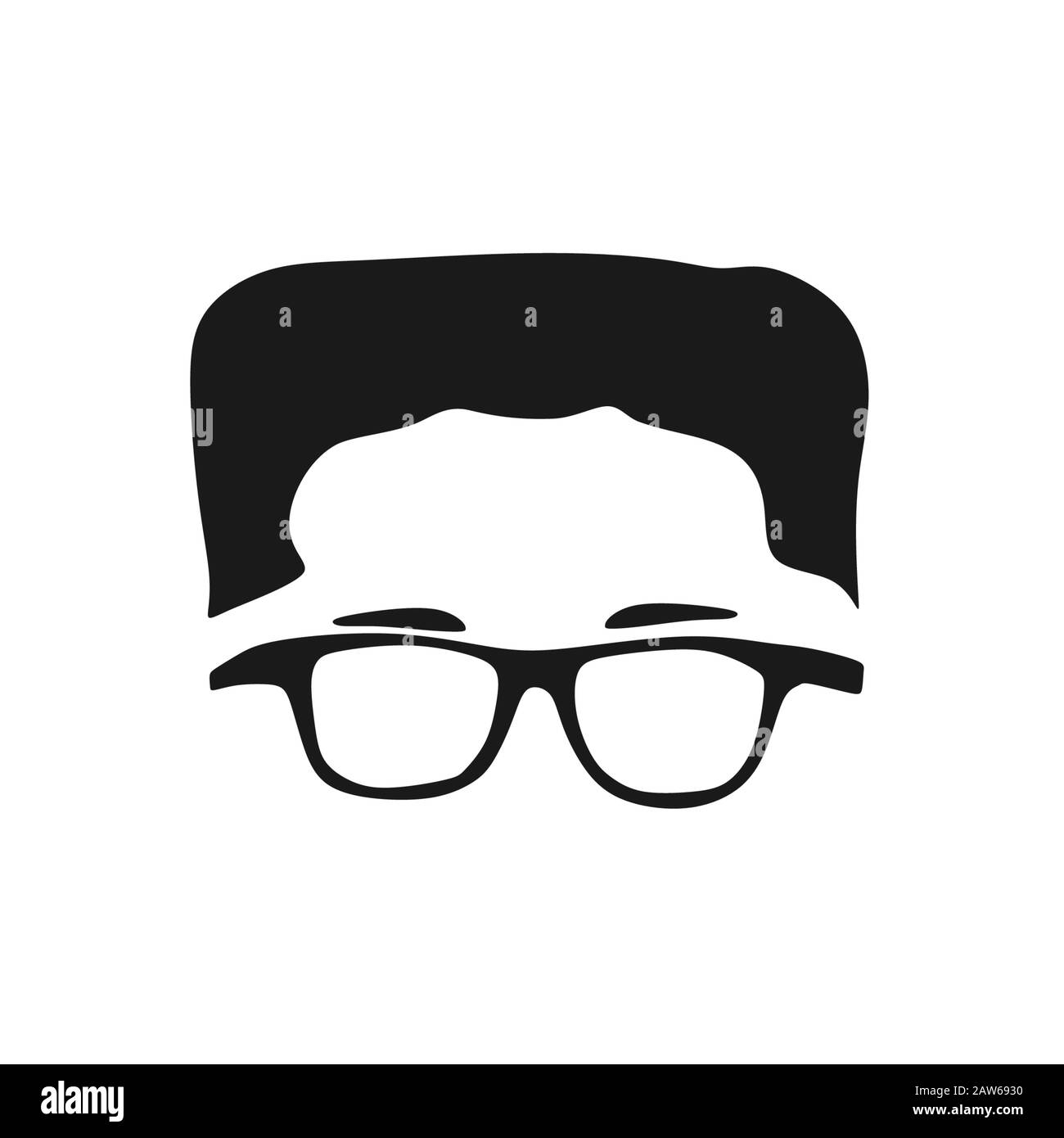 Abstraktes Porträt von Kim Jong-un Stock Vektor
