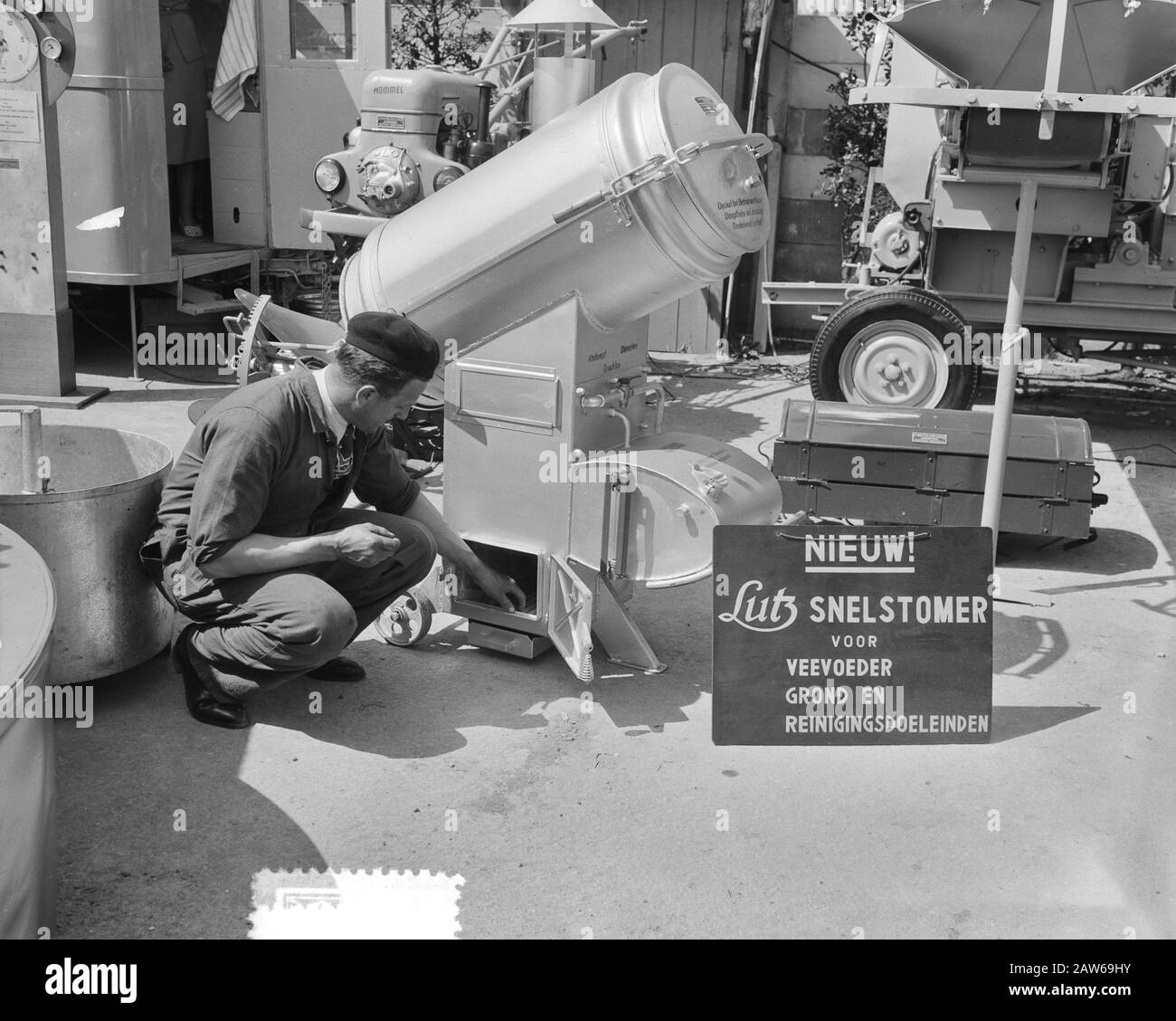 Landwirtschaftsausstellung In Utrechter Datum: 1. Mai 1952 Standort: Utrechter Schlüsselwörter: Agrarhandel Stockfoto