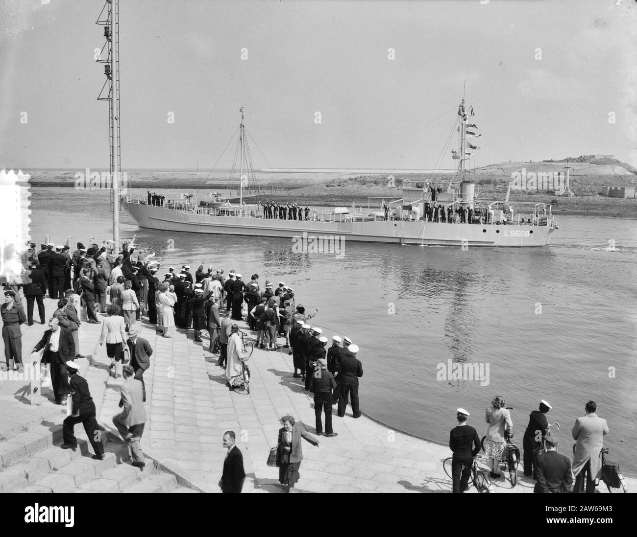 Landing Craft New Guinea Datum: 24. Juni 1952 Schlagwörter: Landing CRAFT Stockfoto