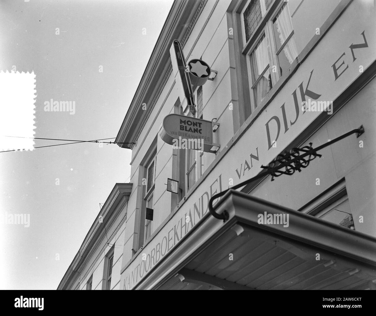 Aufnahme Montblanc Werbung den Bosch Datum: 10. Oktober 1955 Standort: Den Bosch Schlüsselwörter: Werbung Stockfoto