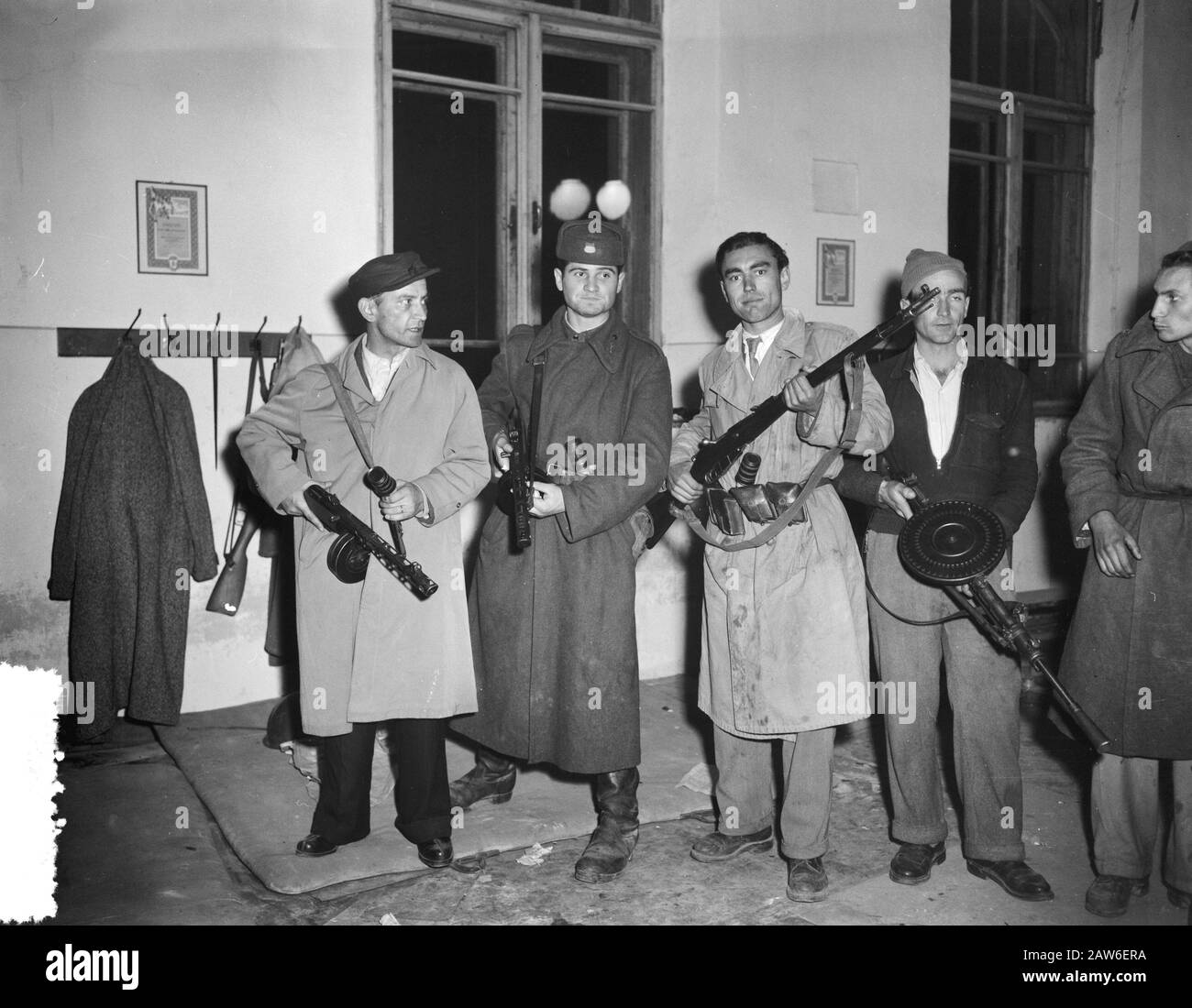 Die neuesten Bilder aus Budapest. Aufnahmen am Hauptsitz auf Margaret Island Datum: 2. November 1956 Ort: Budapest Schlüsselwörter: Hauptsitz Stockfoto