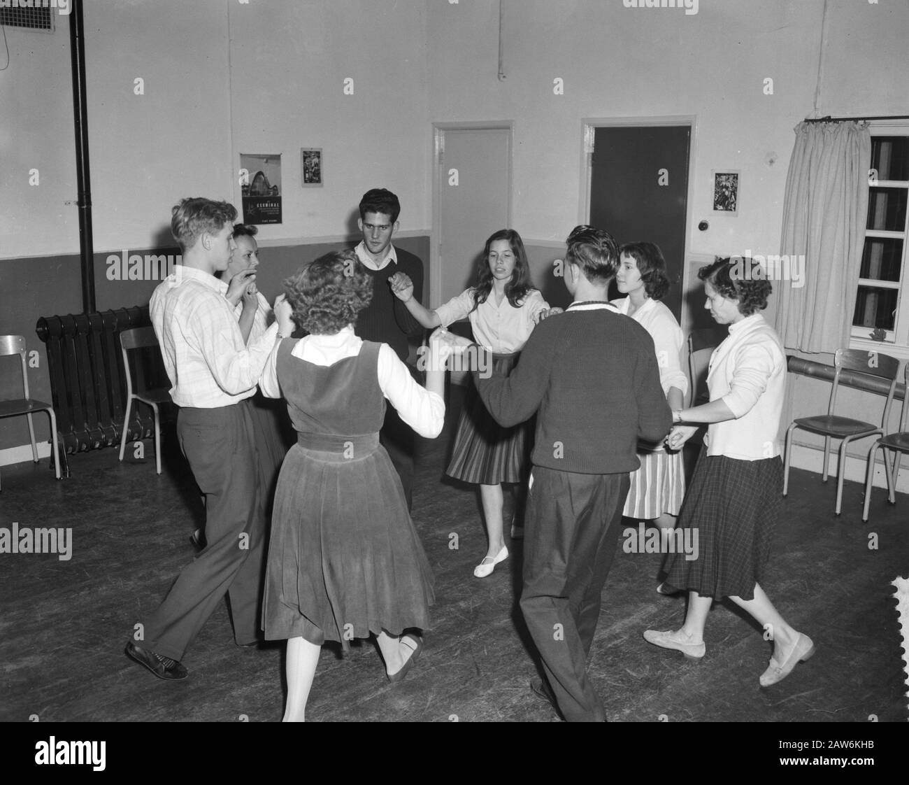 Mission Het Vrije Volk Datum: 15. Oktober 1959 Schlüsselwörter: Aufgaben Personenname: Het Vrije Volk Stockfoto