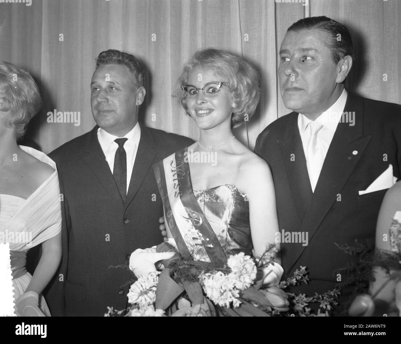 Miss Brille 1960 Command Lower, Reguliersbreestraat 30, Miss Brille Datum: 12. März 1960 Schlagwörter: Brillen, Beauty Pageants Institution Name: Miss Brille Stockfoto