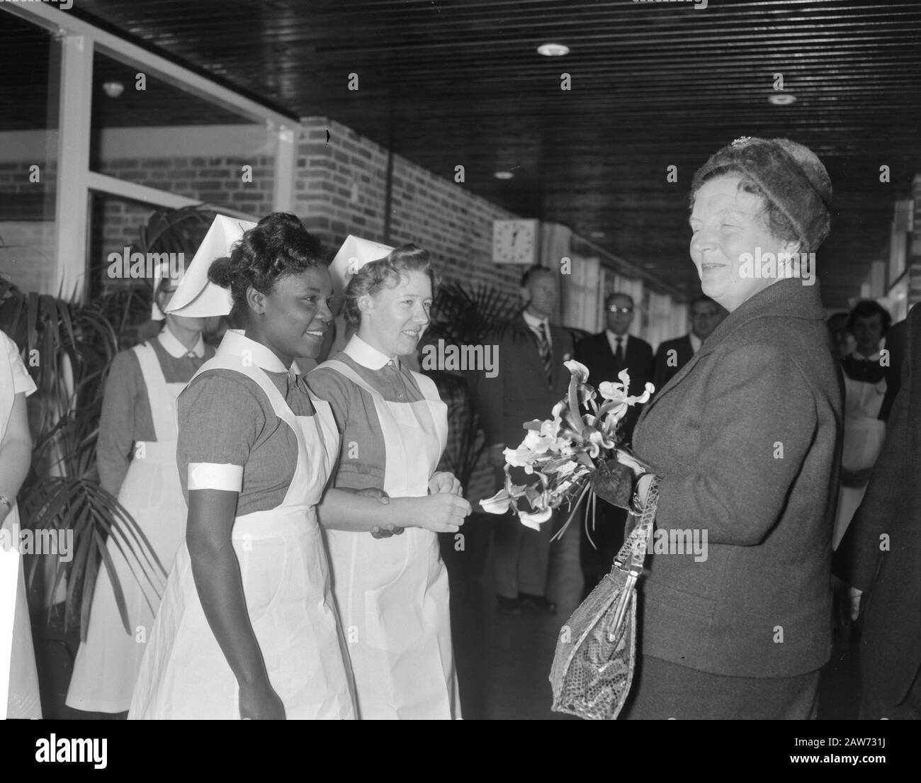 Königin Juliana besucht den Braamberg Datum: 22. Oktober 1961 Personenname: Juliana, Königin Stockfoto