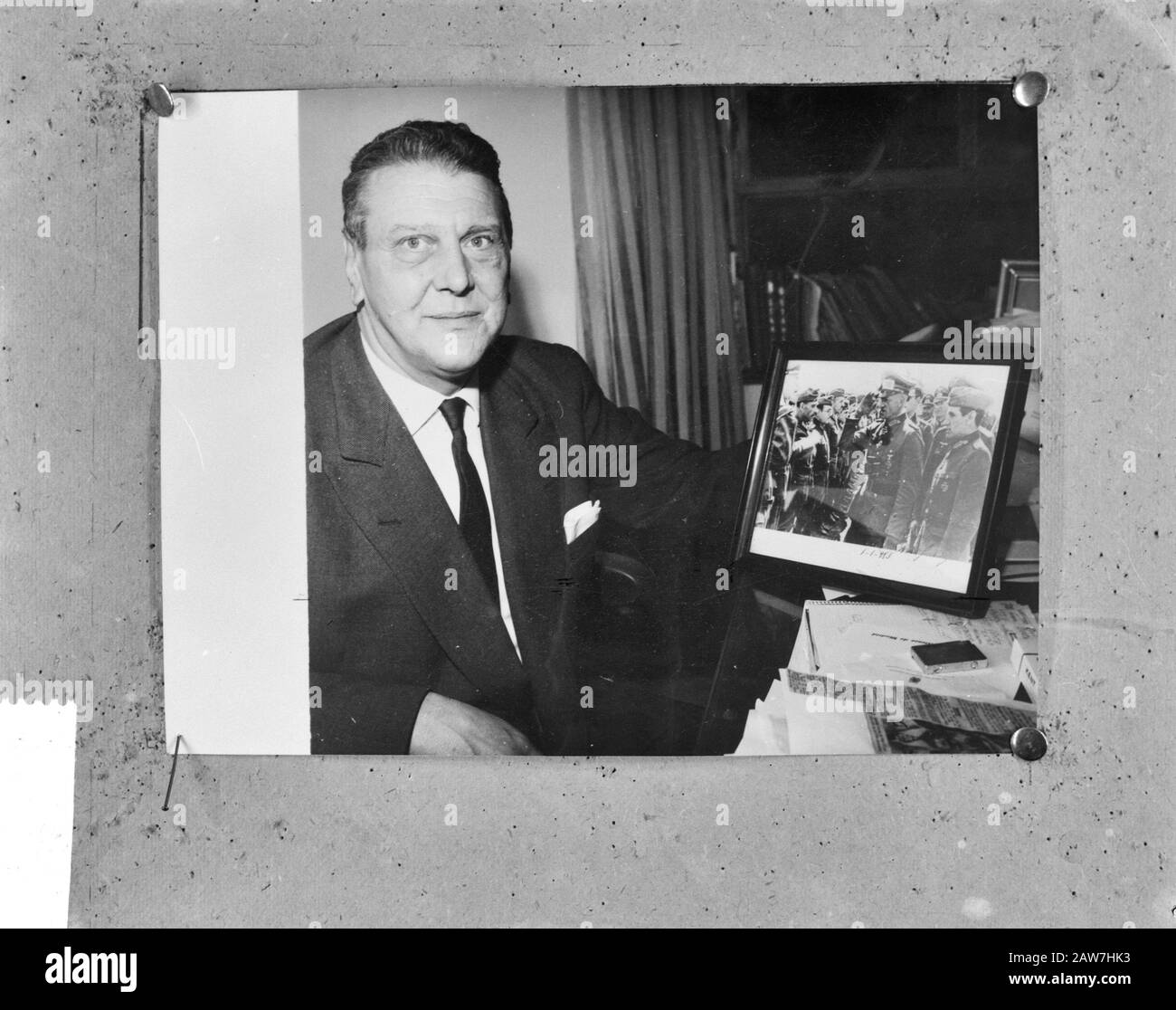 Otto Skorzeny Datum: 8. Februar 1963 Personenname: Otto Skorzeny Stockfoto