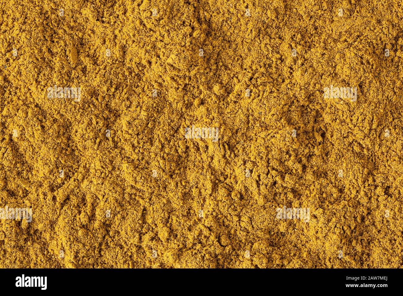 Currypulver Hintergrund Stockfoto