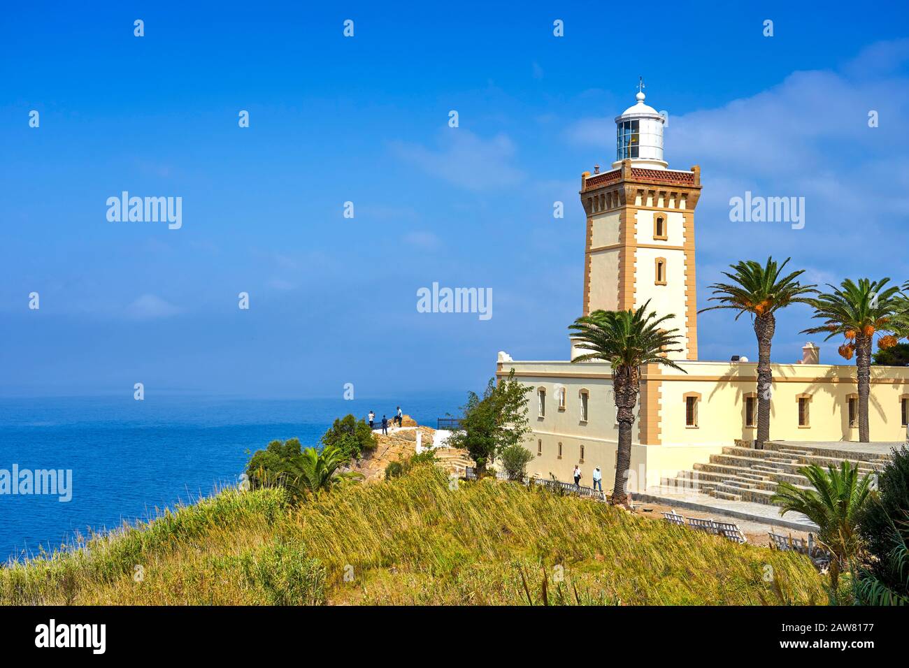 Cape Spartel Lighthouse, Tanger, Marokko Stockfoto