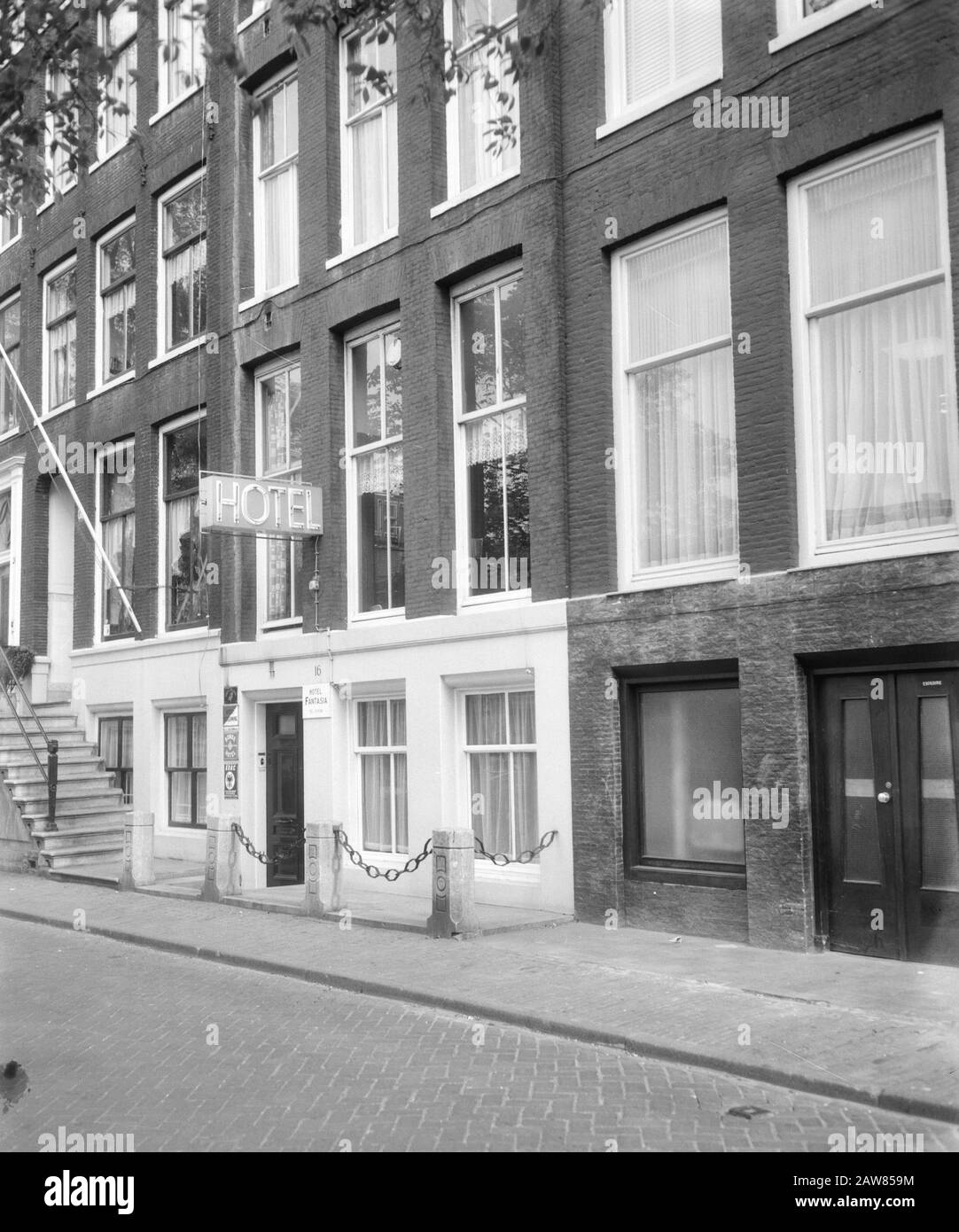 Mission Hotel Fantasia, Mr. Jacobs Datum: 18. Mai 1965 Schlüsselwörter: Hotels Stockfoto