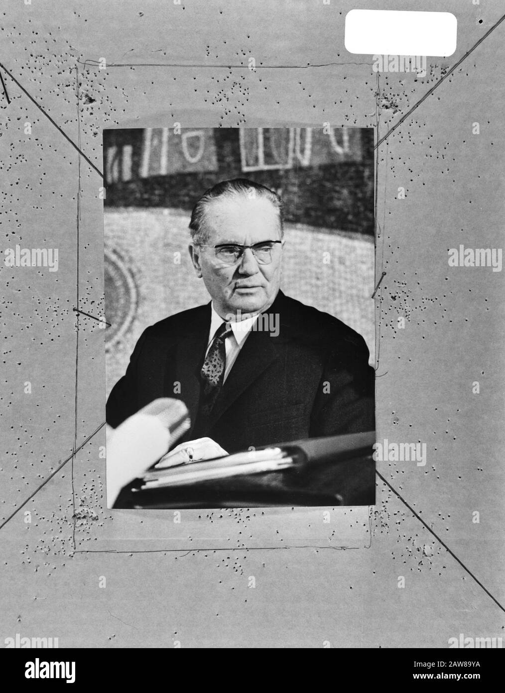 Präsident Tito von Jugoslawien Datum: 14. Oktober 1970 Ort: Jugoslawien Schlagwörter: Porträts, Präsidenten Personenname: Tito, Josip Broz Stockfoto