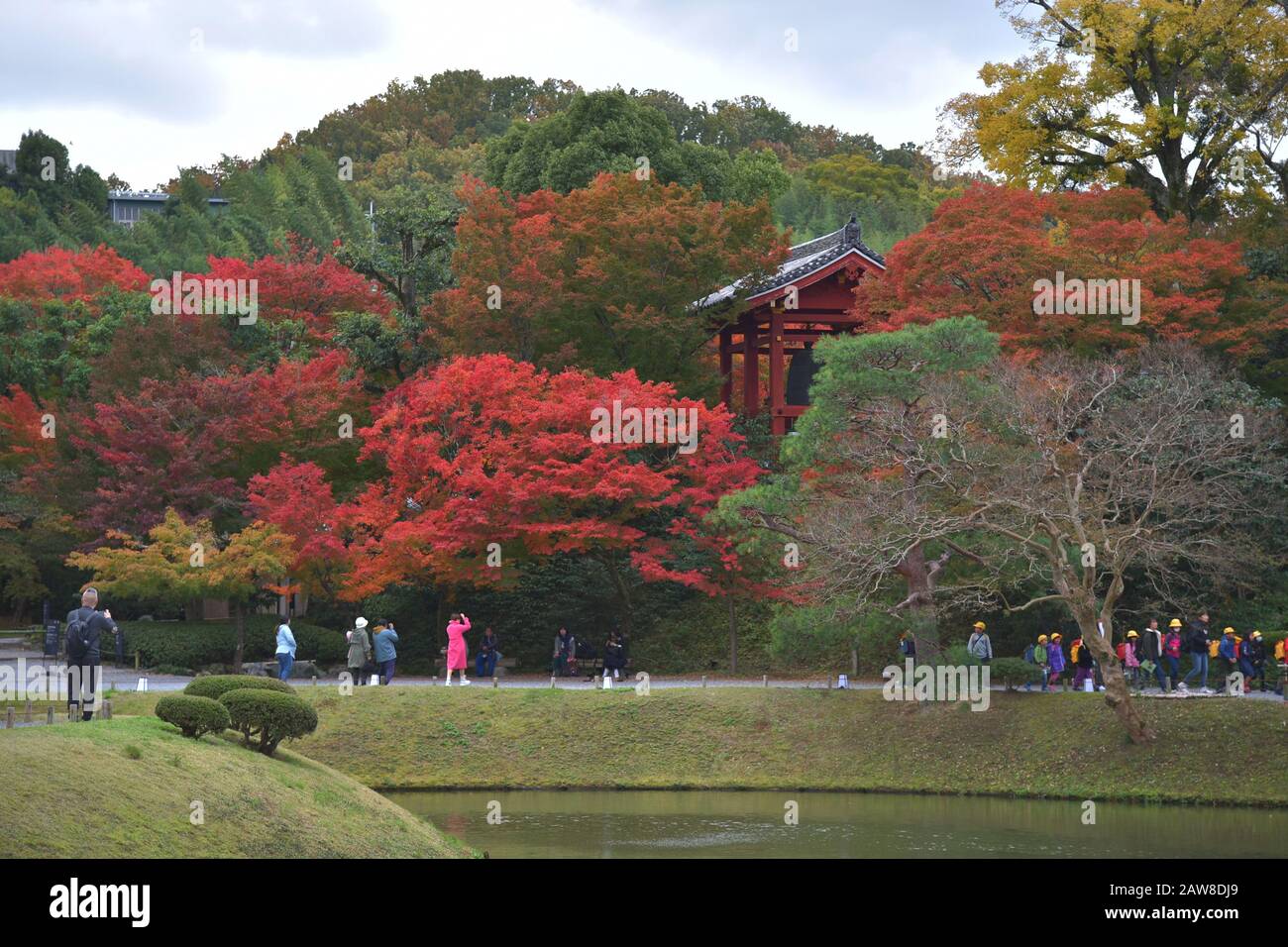 Byodo-in-Tempel (Phoenix Hall) in Uji, Kyoto Stockfoto