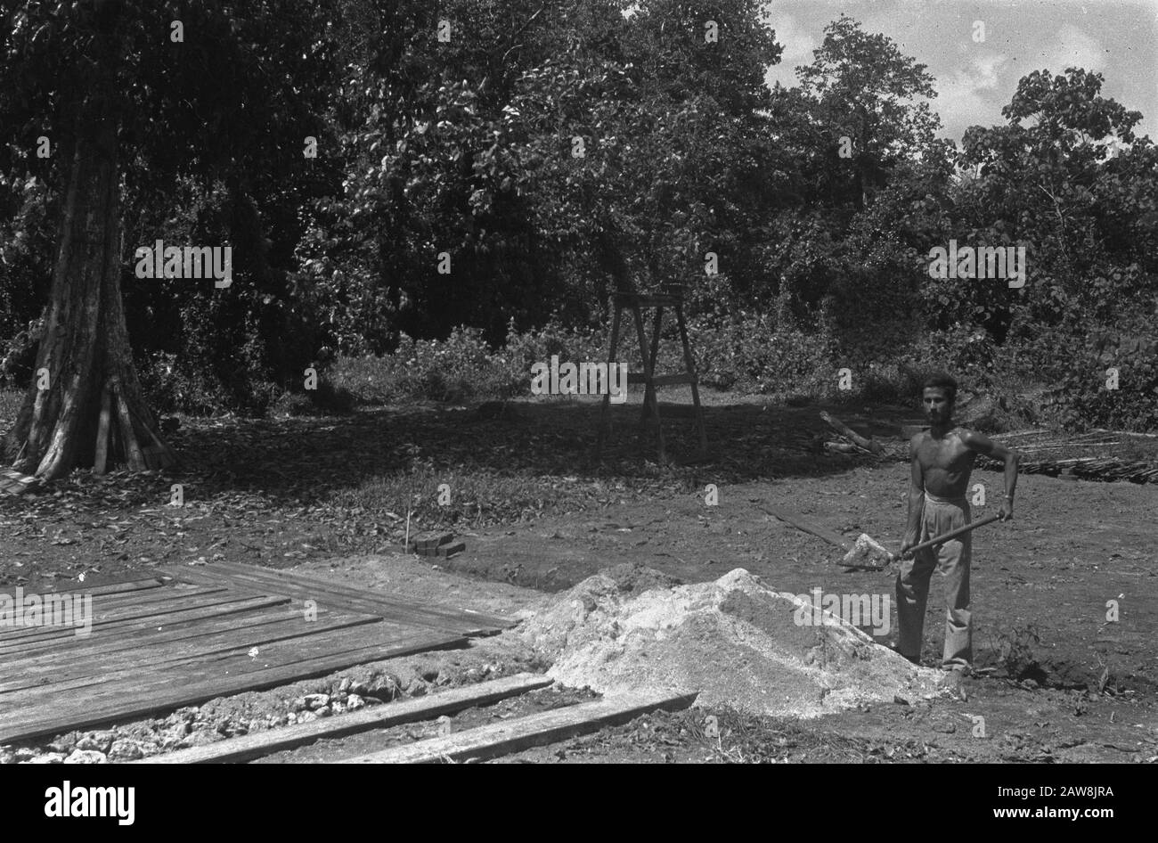 Neuguinea-Serie Datum: Oktober 1948 Standort: Indonesien Niederländisches Ostindien Stockfoto