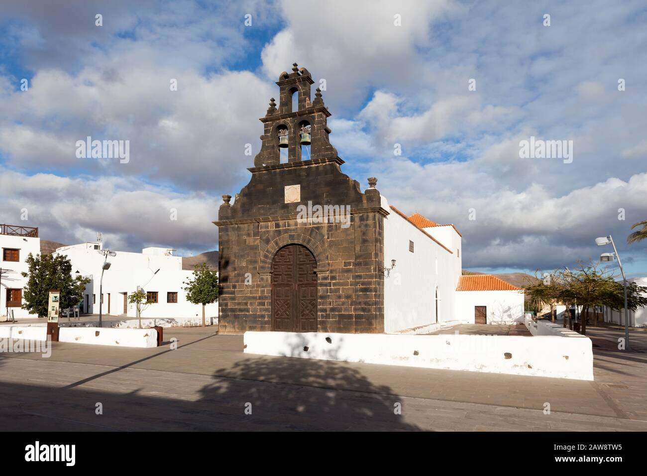 Iglesia de Santa Ana, Casillas del Ángel, Fuerteventura, Kanarische Inseln Stockfoto