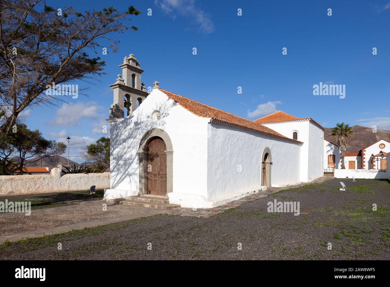 Ermita San Pedro de Alcantara, Ampuyenta, Fuerteventura, Kanarische Inseln Stockfoto